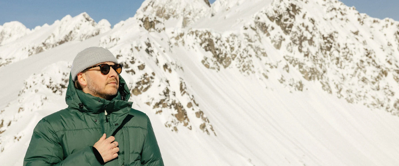 FOSFO - Doudounes d’hiver éco-responsables en duvet pour hommes