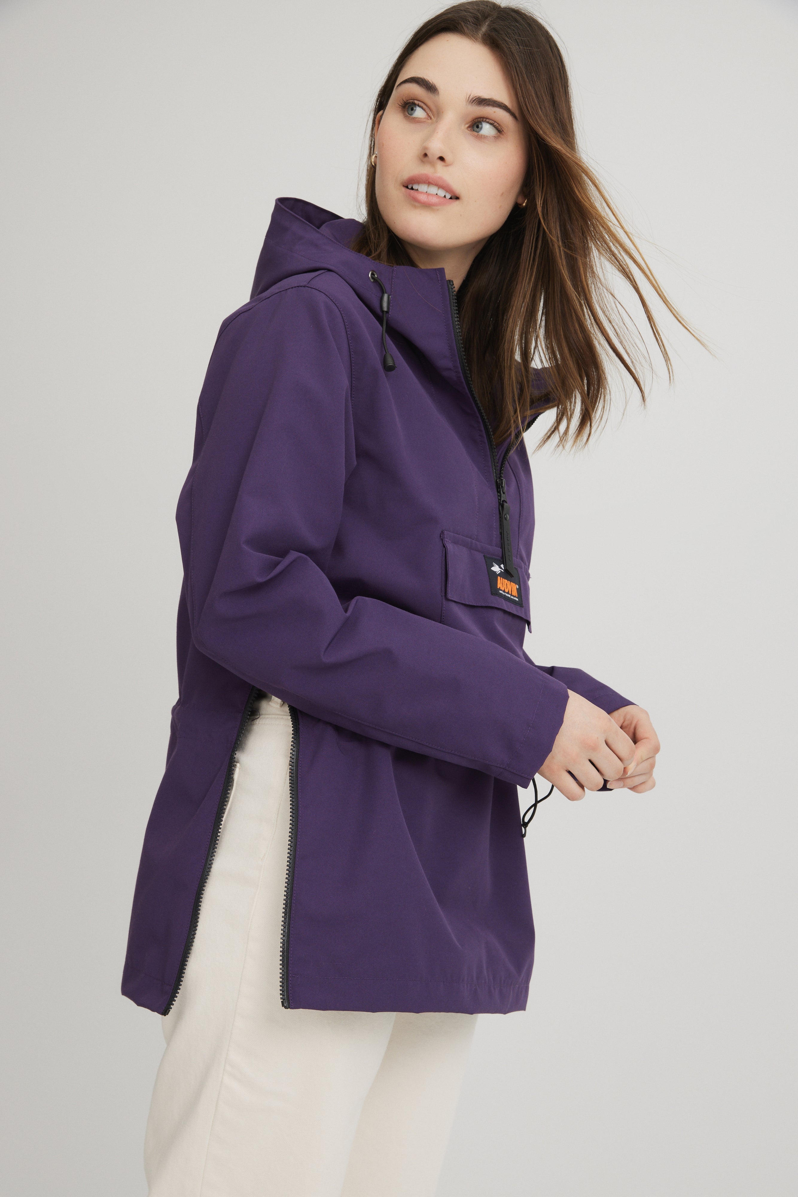 Anorak Retro - Mid-Season Coat for women