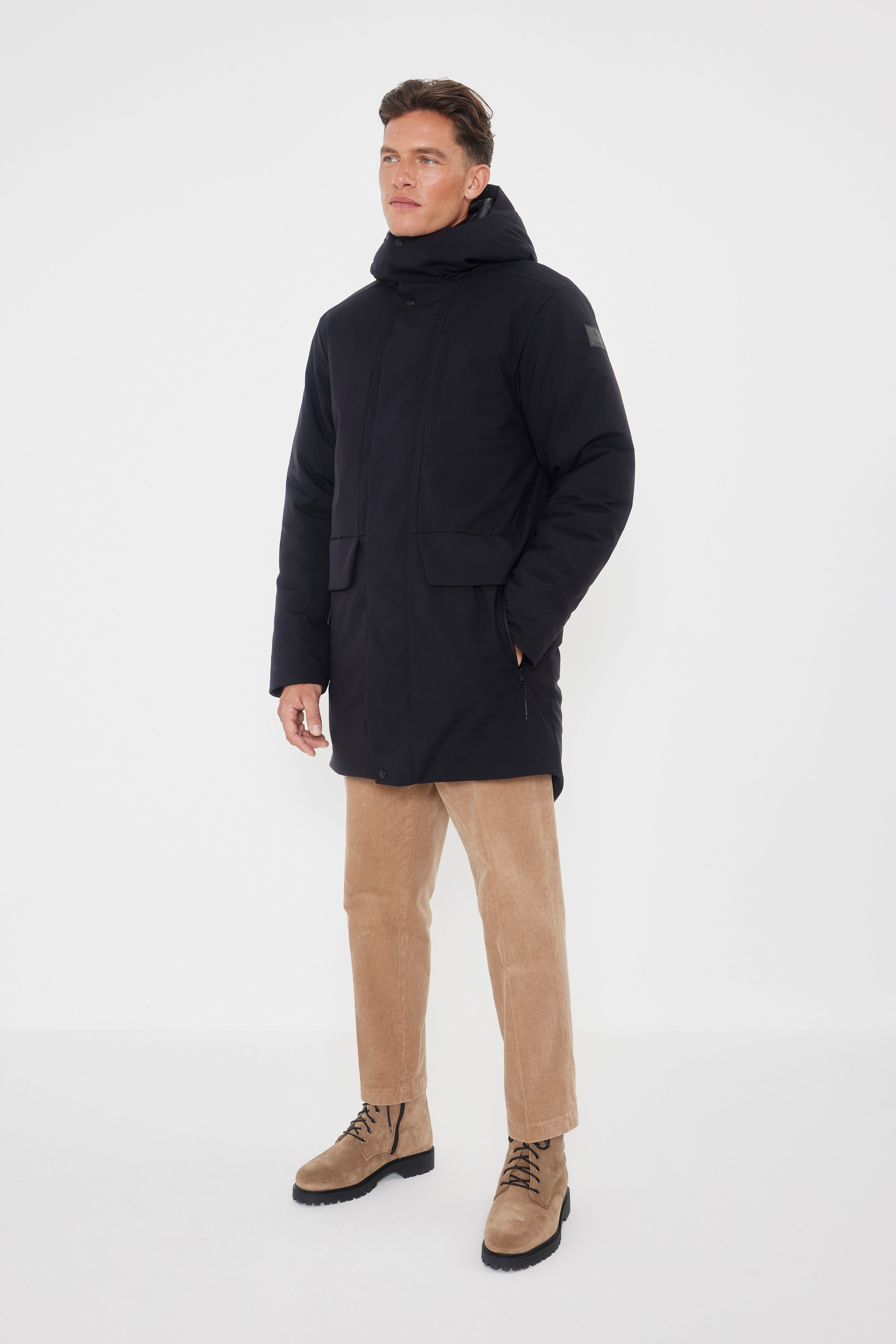 Seattle - Manteau d'hiver recyclé pour homme