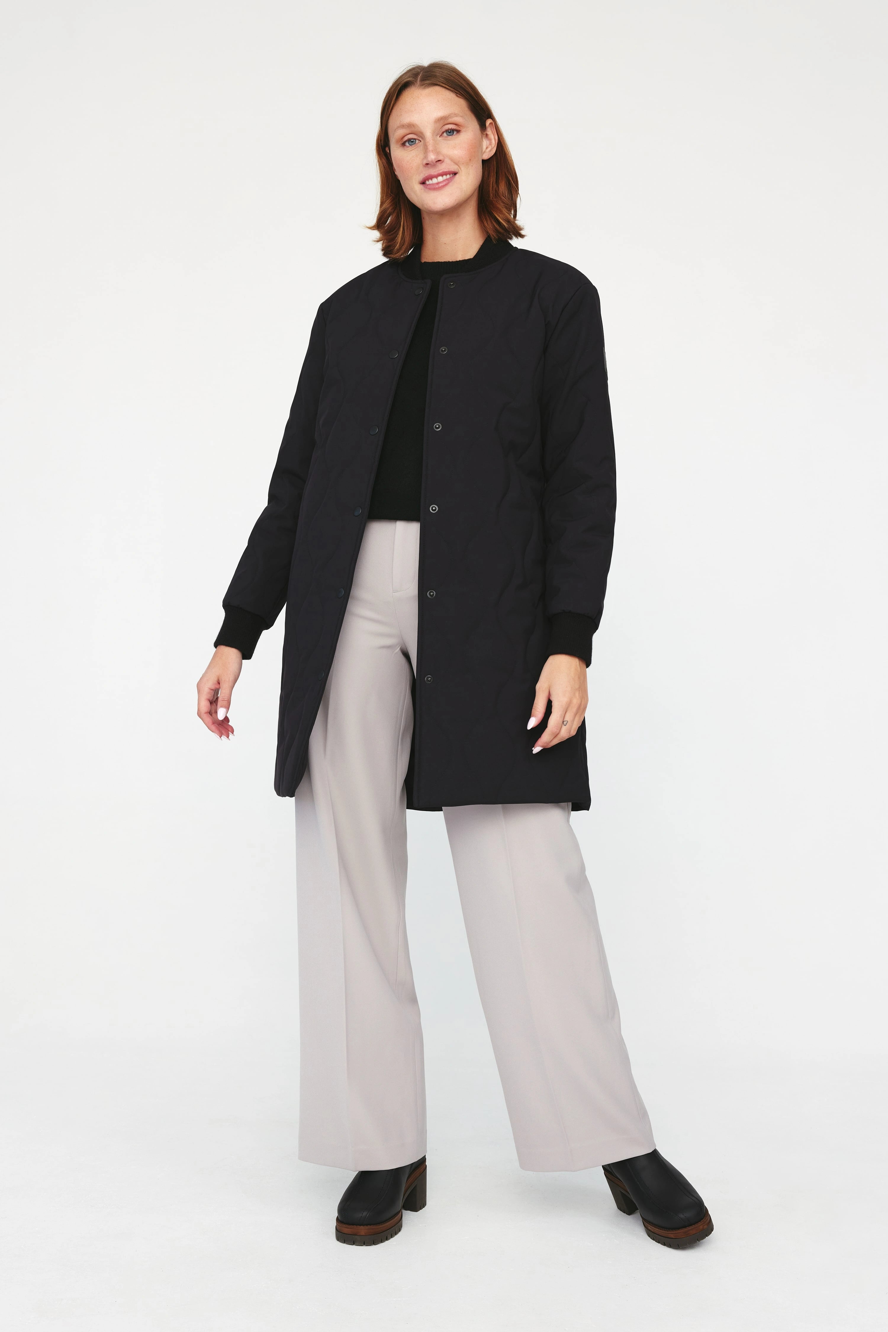 Cali - Recycled Mid-Season Coat for women