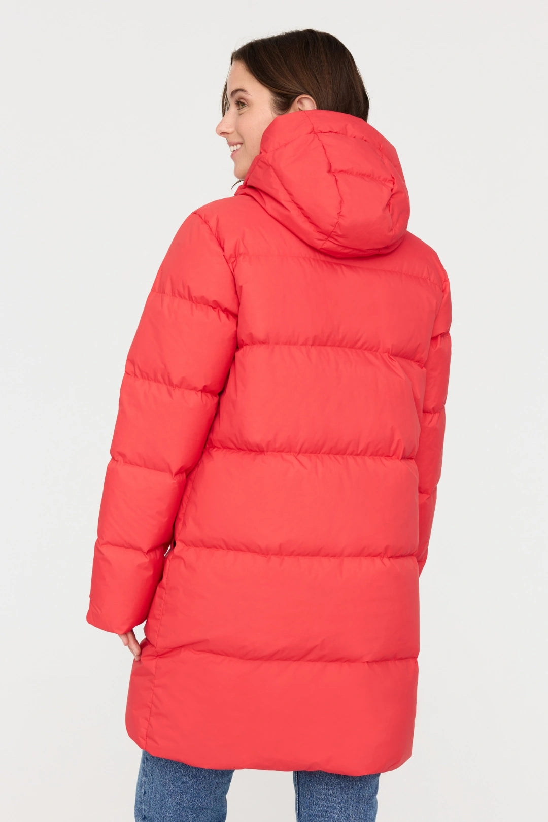 Women's Long Down Puffer Jacket | Eco-friendly FOSFO | Audvik