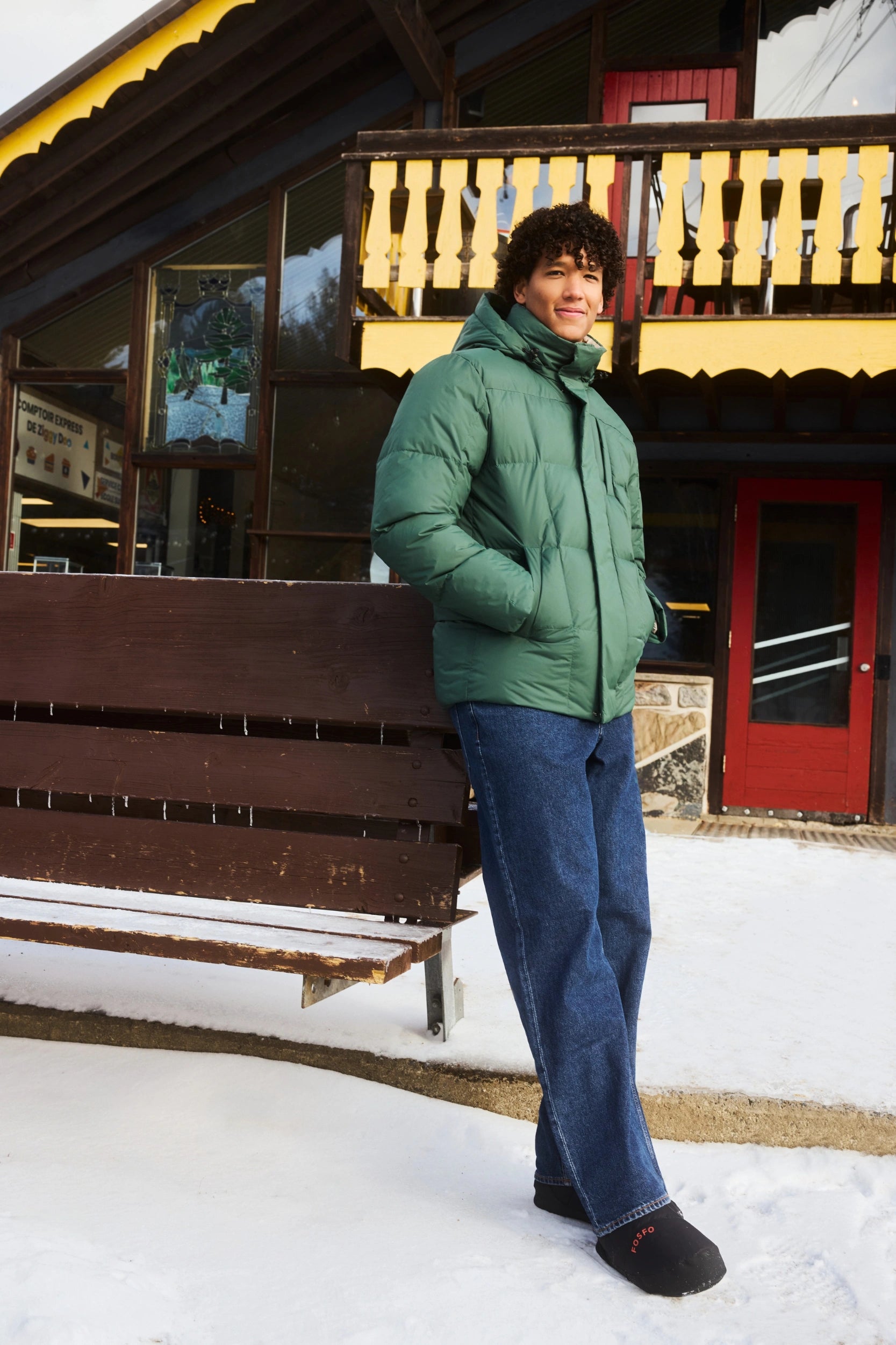 FOSFO POP - Men's Short Down Coat