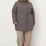 Como Plus - Manteau d'hiver recyclé taille plus pour femme