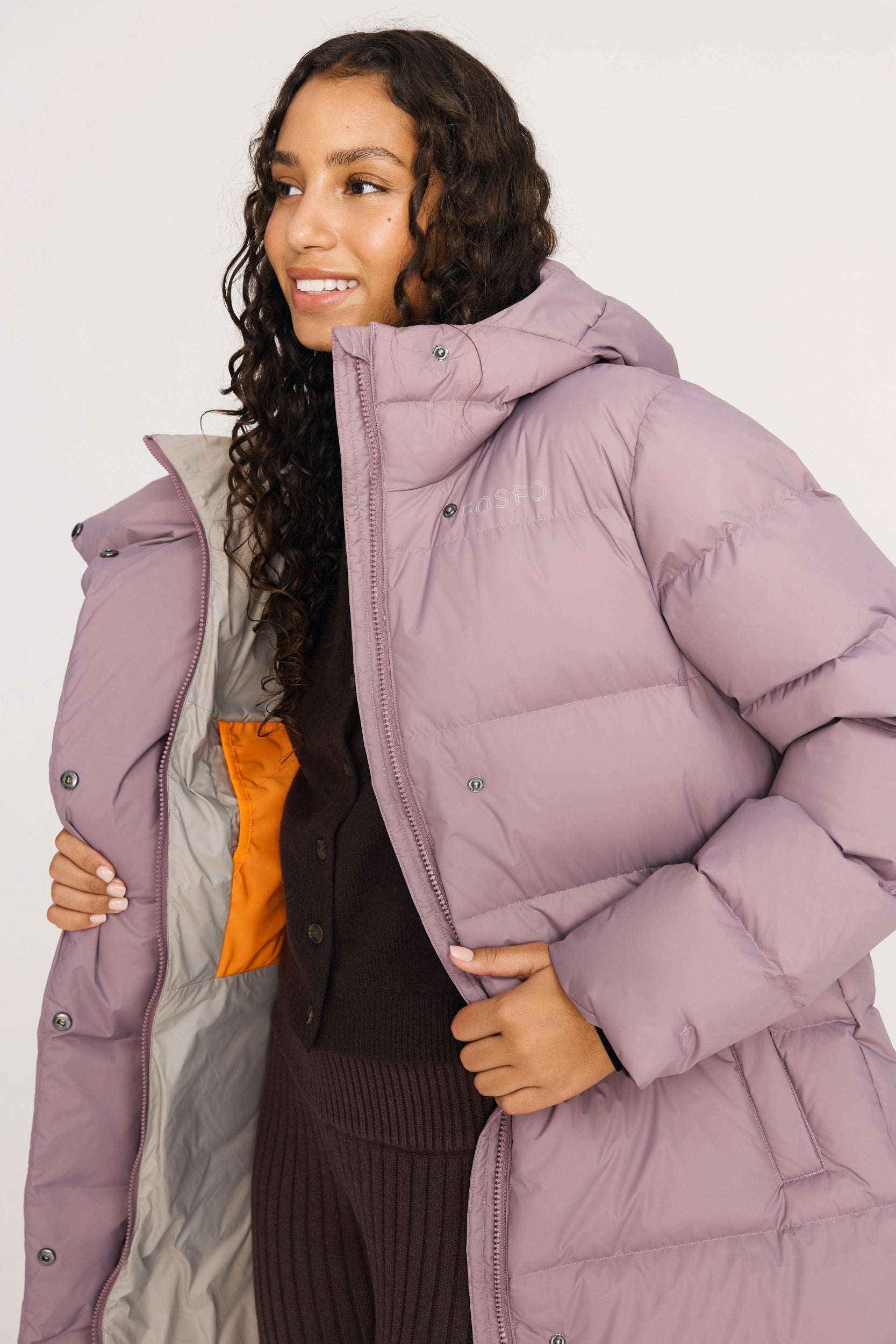 FOSFO GLOW - Women's Long Down Coat
