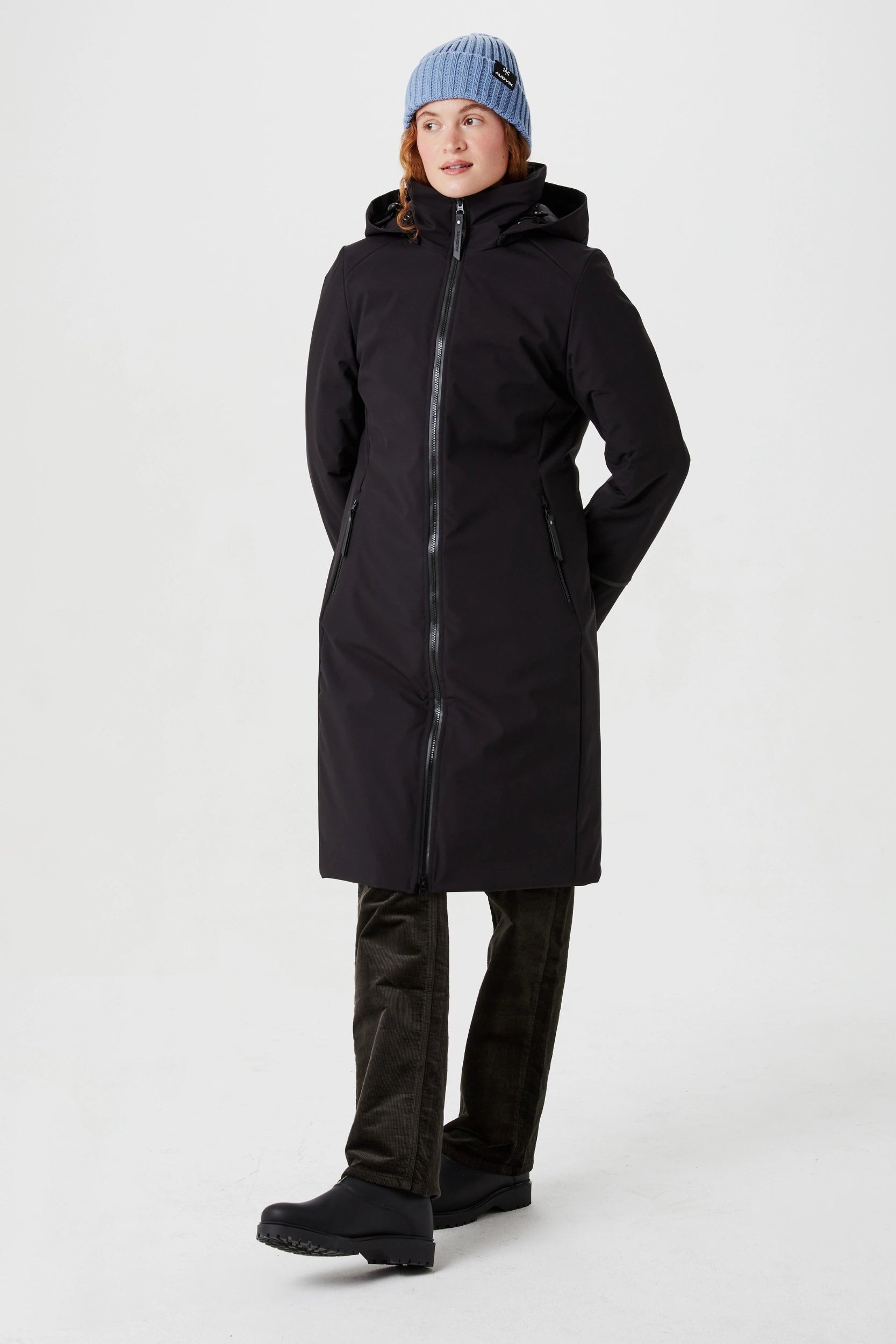 Helsinki - Manteau d'hiver recyclé pour femme