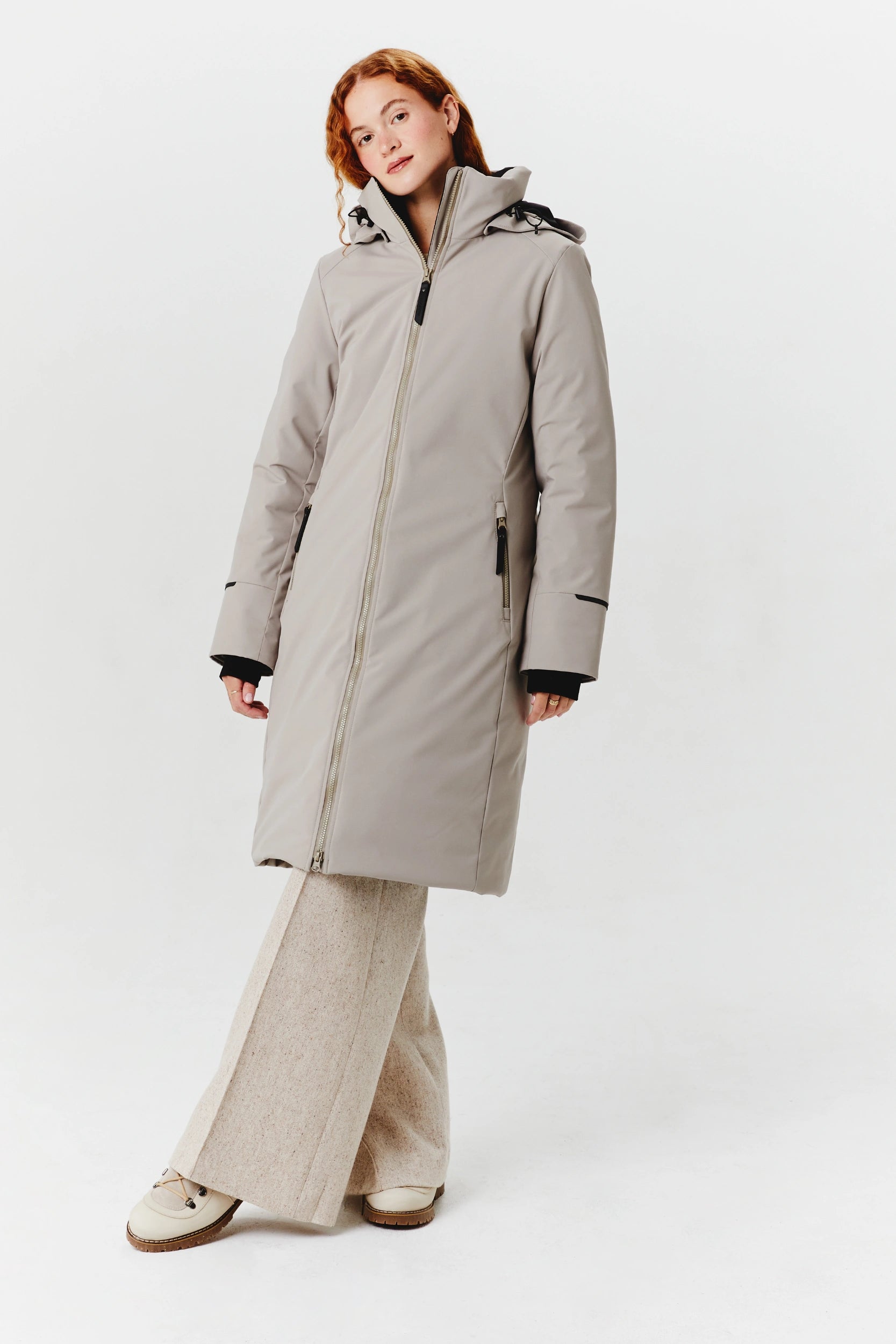 Helsinki - Manteau d'hiver recyclé pour femme