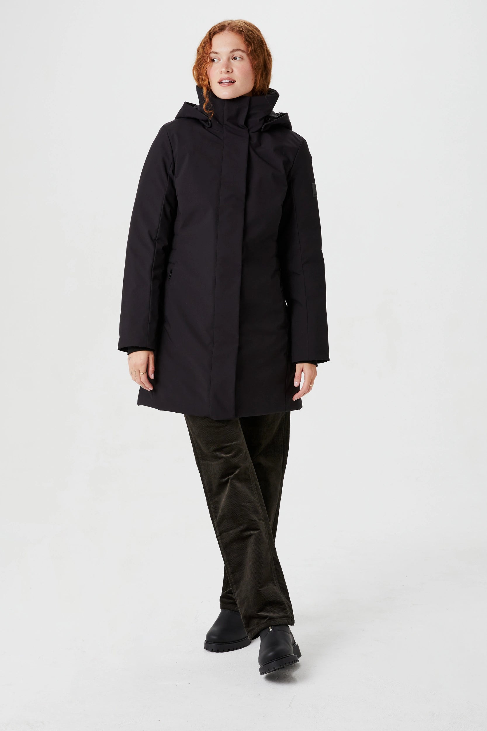 Monaco III - Manteau d'hiver recyclé pour femme