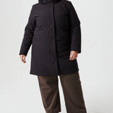 Monaco III+ - Manteau d'hiver recyclé taille plus pour femme