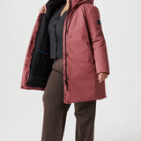 Monaco III+ - Manteau d'hiver recyclé taille plus pour femme