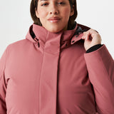 Monaco III+ - Manteau d'hiver recyclé taille plus pour femme