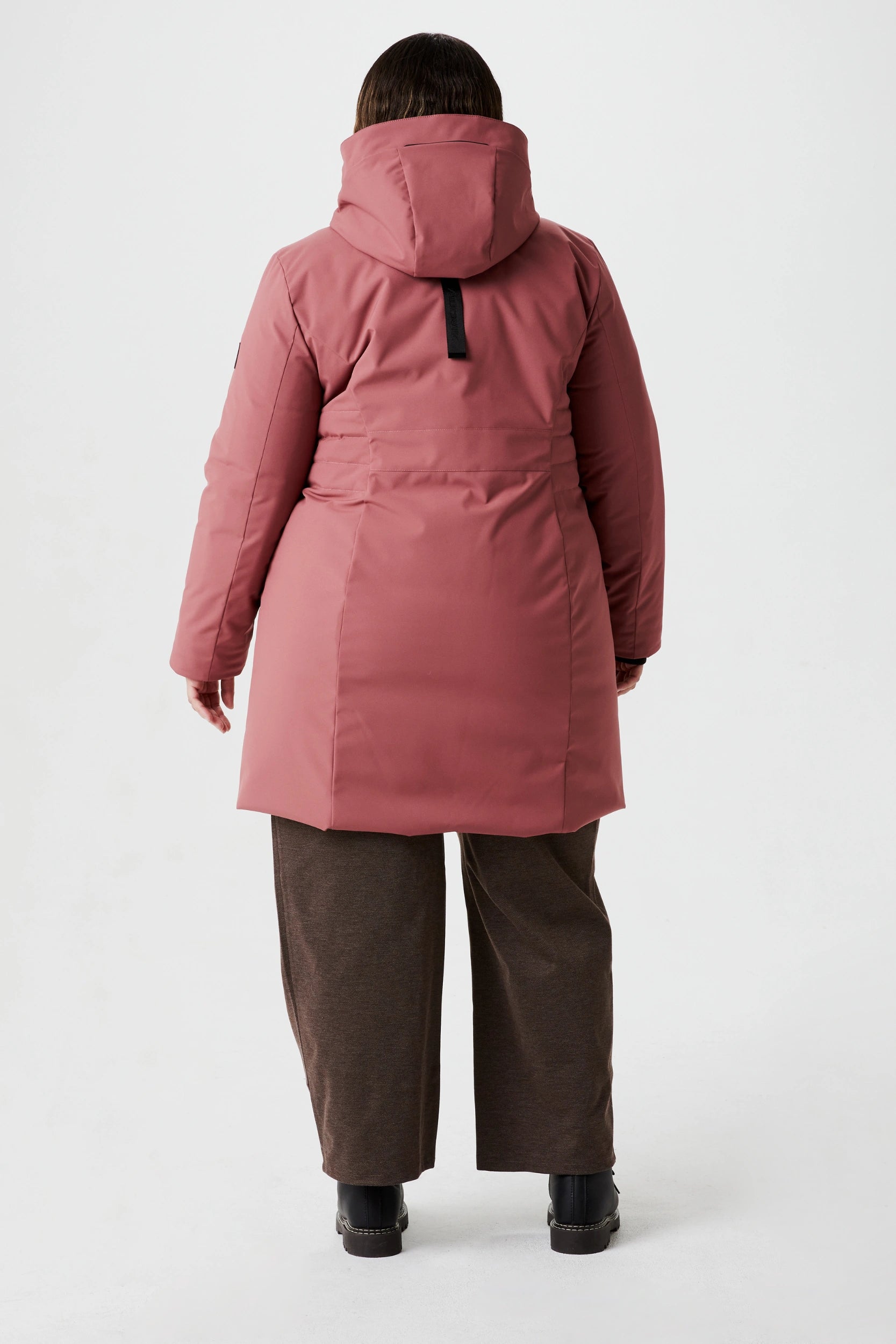 Monaco III+ - Manteau d'hiver recyclé taille plus pour femme