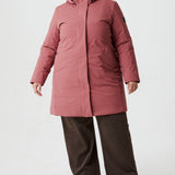 Monaco III+ - Manteau d'hiver recyclé taille plus pour femme