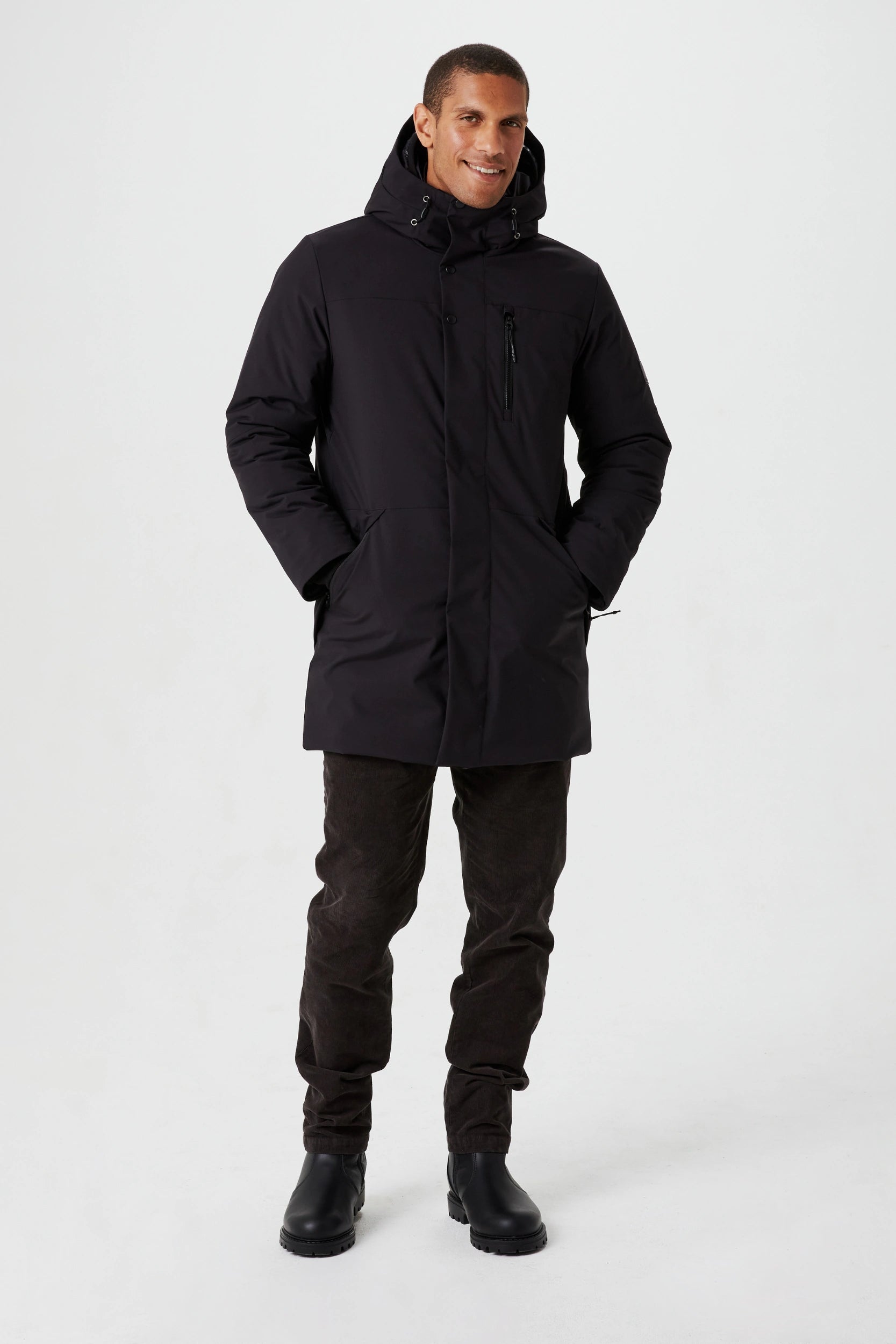 Toronto II - Manteau d'hiver recyclé pour homme