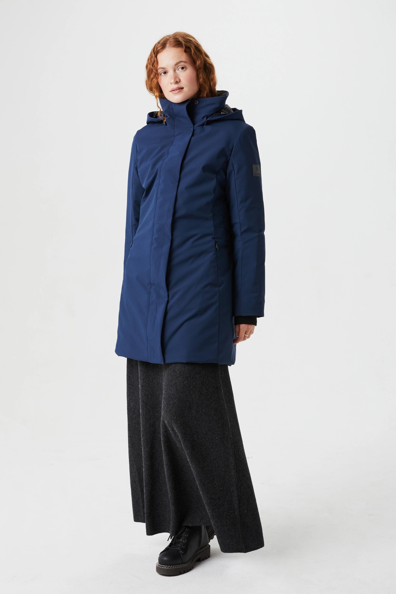Monaco III - Manteau d'hiver recyclé pour femme