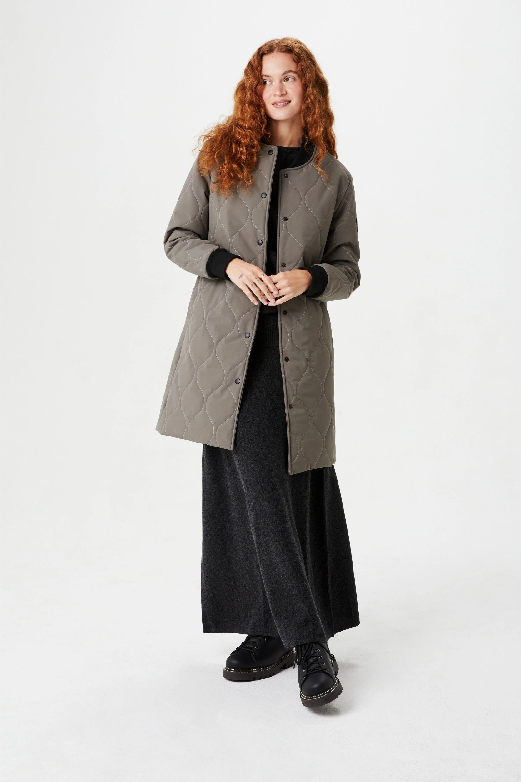 Cali II - Manteau mi-saison recyclé pour femme