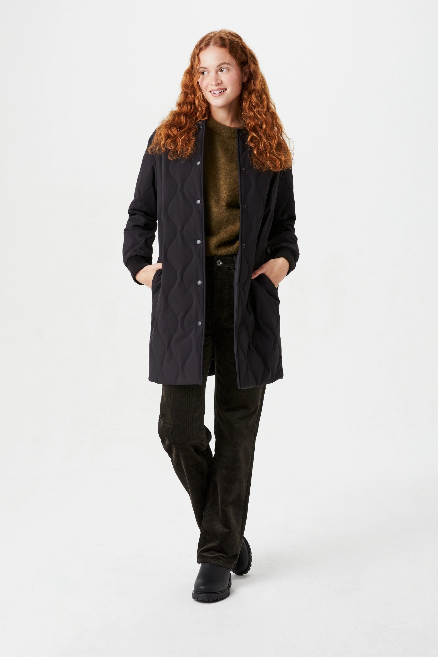 Cali II - Manteau mi-saison recyclé pour femme