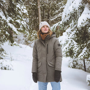 Eco friendly Winter Coats Made with recycled plastic Audvik
