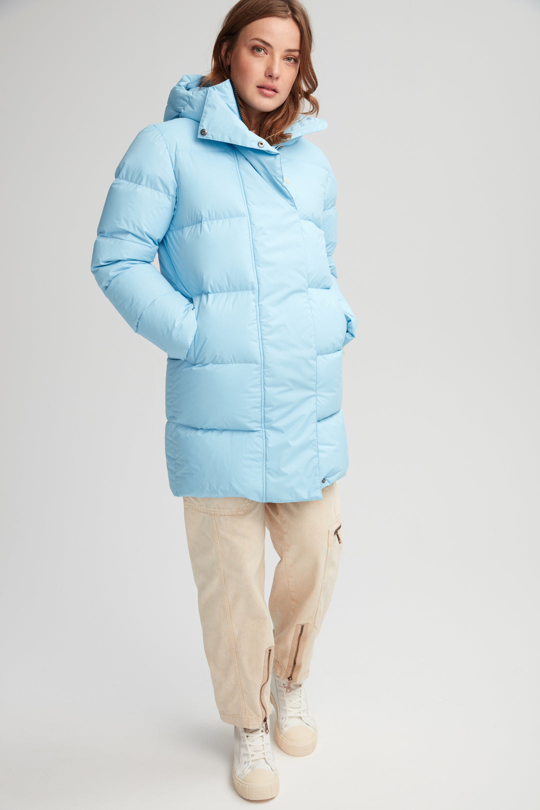 Women's Long Down Puffer Jacket | Eco-friendly FOSFO | Audvik