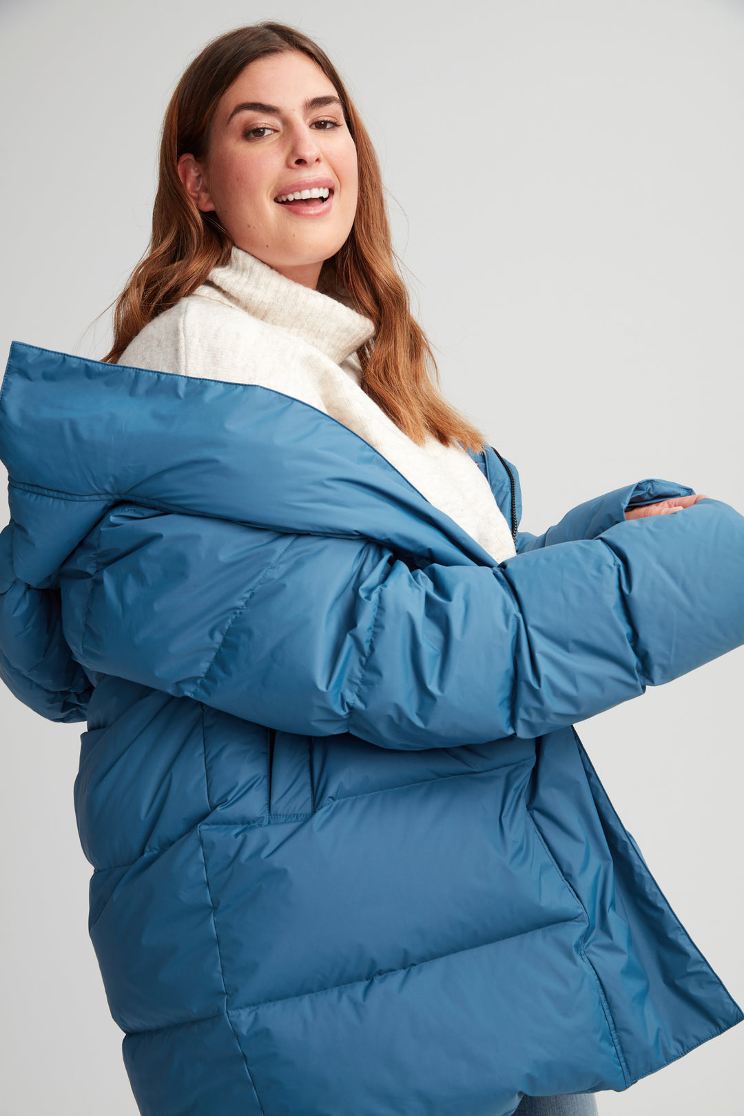 Plus Size Women s Down Puffer Jacket FOSFO AK10050X Audvik