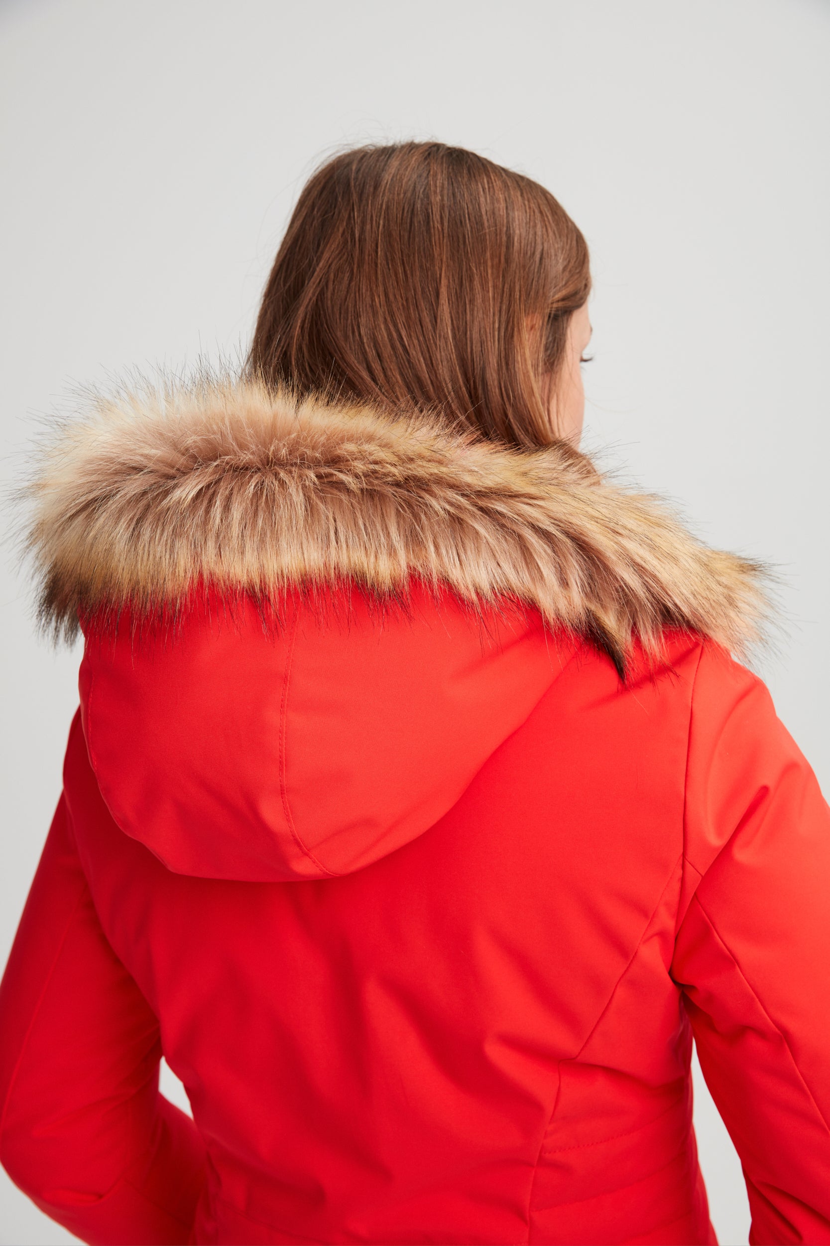 fourrure synthétique pour capuchon manteau d'hiver