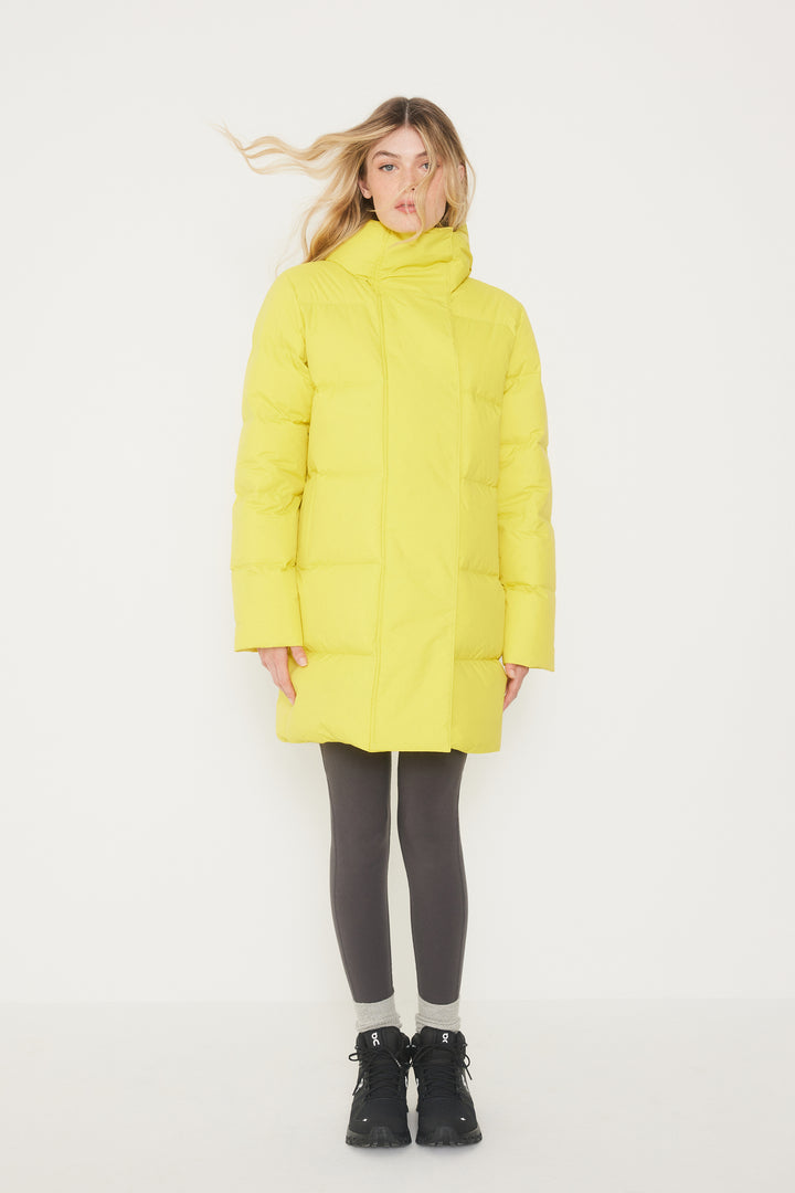 Women's Long Down Puffer Jacket | Eco-friendly FOSFO | Audvik