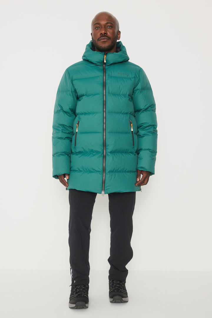 FOSFO Men's Long Down Puffer Jacket | Audvik