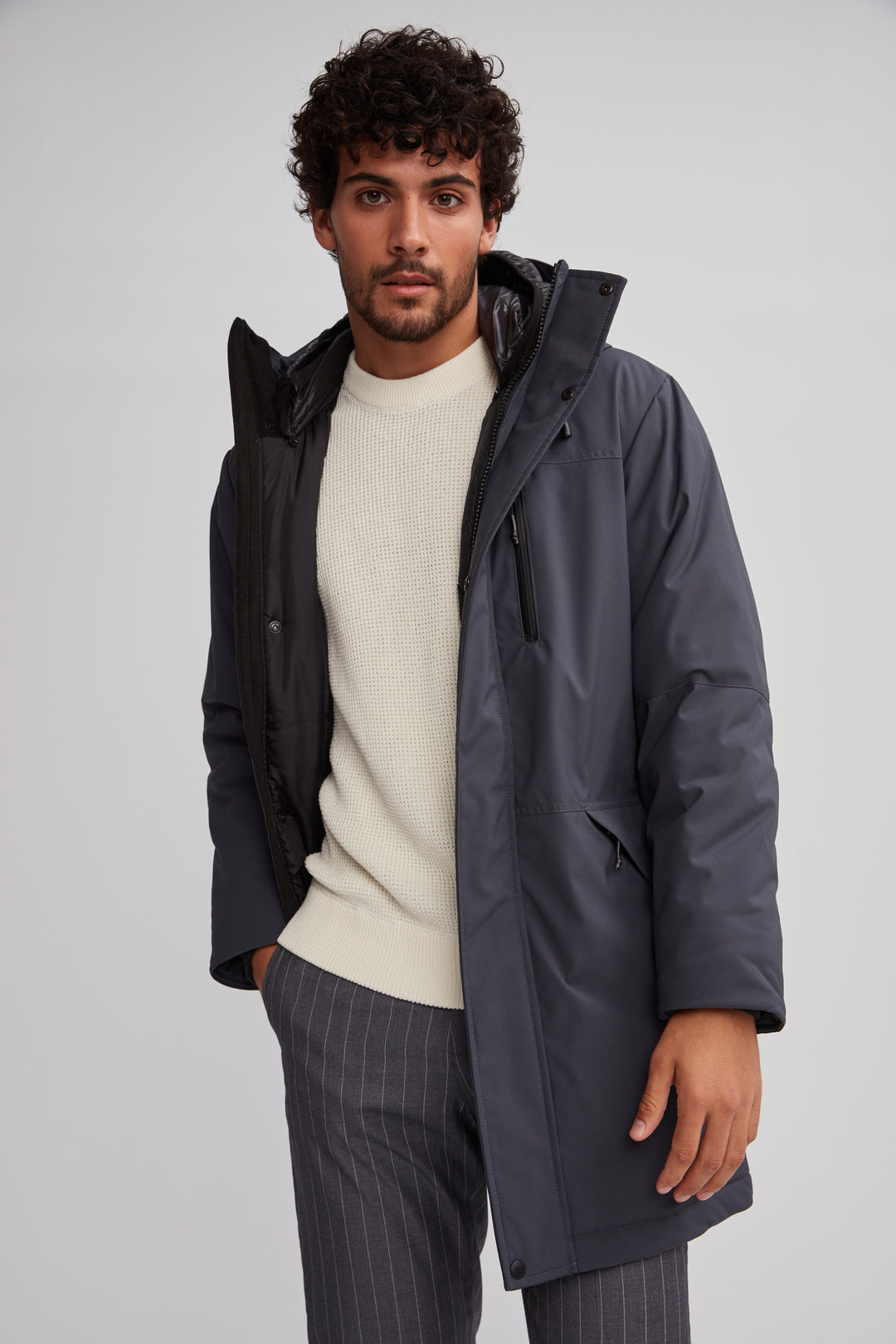 Men's Long Winter Coat- RECYCLED TORONTO | Audvik